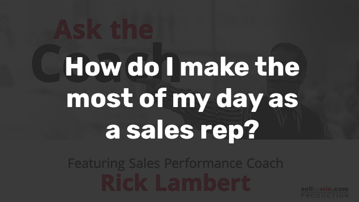 Rick Lambert, sales coach
